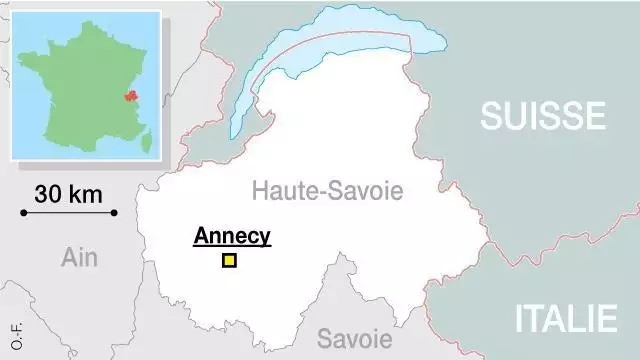 carte situation annecy