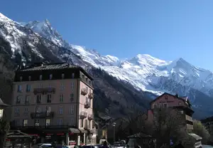 Mont blanc depuis Chamonix