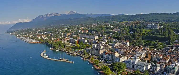 panoramique Ville d'Evian les Bains