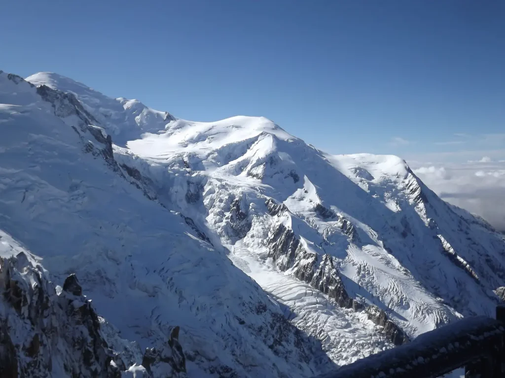 Vue depuis l'aiguille du Midi