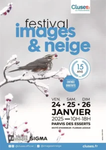 affiche festival images et neige - Cluses