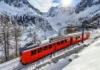 Le train du Montenvers en hiver